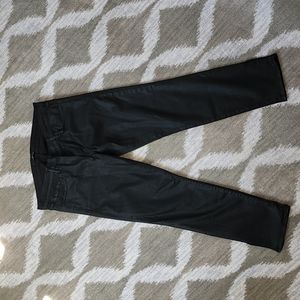J brand black waxed denim 31